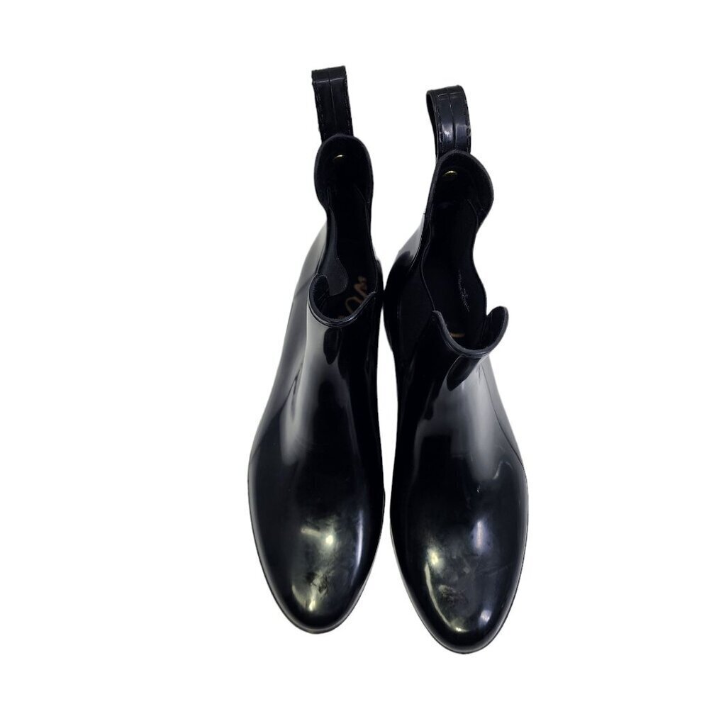 Sam Edelman Tinsley‎ Womens Rubber Man Made Rain Boots Size 7 Black - Picture 7 of 11